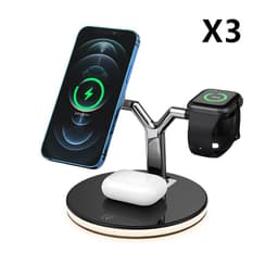 image-Compatible with Apple, 3 In 1 Magnetic Wireless Charger 15W Fast Charging Station For Magsafe Chargers