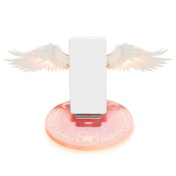 image-Universal Colorful LED Angel Wings Qi Wireless Charger Charge Dock For Mobile Phone Fast Charger
