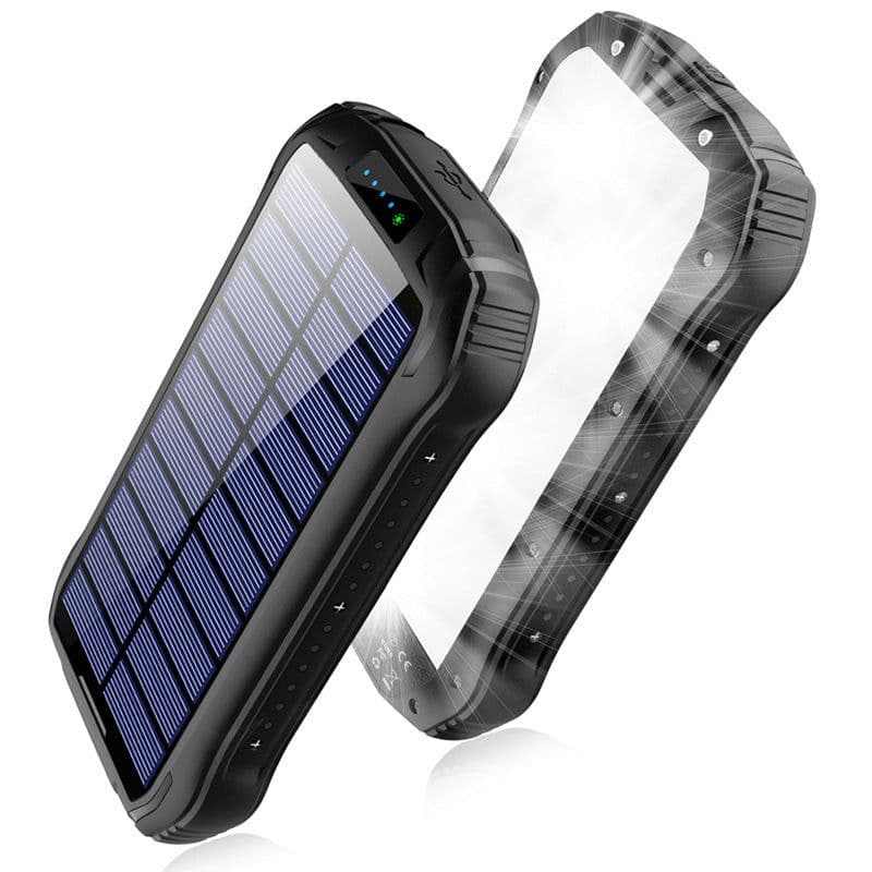 image-Solar Power Bank 26800Mah Outdoor Emergency Highlight Camping Light Waterproof, Dust-Proof And Fall-Proof Power Bank