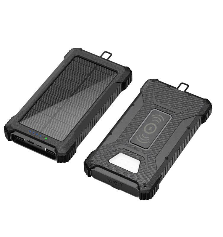 image-Outdoor Solar Wireless Power Bank With Large Capacity 10000Mah Power Bank Mobile Power Customization