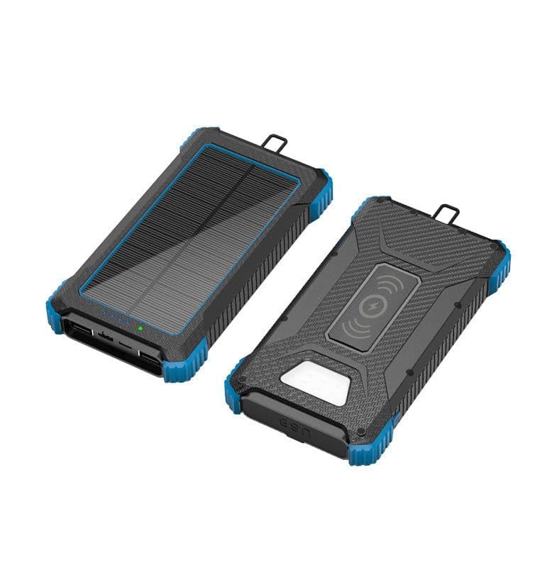 image-Outdoor Solar Wireless Power Bank With Large Capacity 10000Mah Power Bank Mobile Power Customization