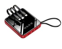 image-Sharing Comes With A Four-Wire Mini Power Bank 20000 mAh New Fast Charge Digital Display Mobile Power Gift Customization