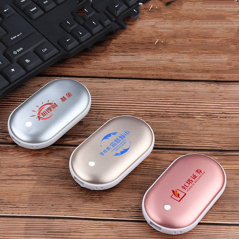 image-Mini Winter Hand Warmer Power Bank Usb Mobile Power Pebble Warm Baby