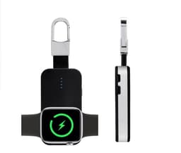 image-Power Bank Keychain Mobile Power Mini Watch Wireless Charger