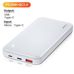 image-Essager 10000mAh Power Bank Portable Charging External Battery
