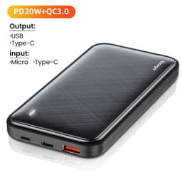 image-Essager 10000mAh Power Bank Portable Charging External Battery