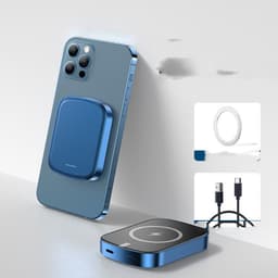image-Compatible with Apple, MagSafe Wireless Power Bank Magnetic 15W Fast Charging 10000ma