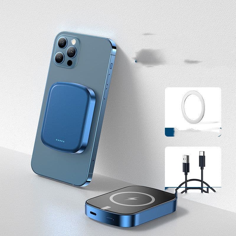 image-Compatible with Apple, MagSafe Wireless Power Bank Magnetic 15W Fast Charging 10000ma
