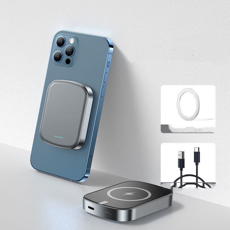 image-Compatible with Apple, MagSafe Wireless Power Bank Magnetic 15W Fast Charging 10000ma