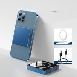 image-Compatible with Apple, MagSafe Wireless Power Bank Magnetic 15W Fast Charging 10000ma
