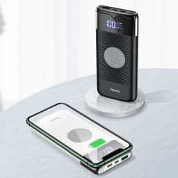 image-Power Bank 10000mAh Wireless Charger Power Bank PD QC3.0 18W Fast Charging USB Power Bank External Battery