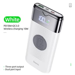 image-Power Bank 10000mAh Wireless Charger Power Bank PD QC3.0 18W Fast Charging USB Power Bank External Battery