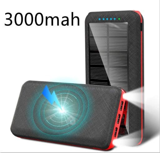 image-Compatible with Apple, Chargeur solaire sans fil Qi 80000mAh, pour Xiaomi, Samsung, Iphone, Portable, 3usb, pour voyage en plein air