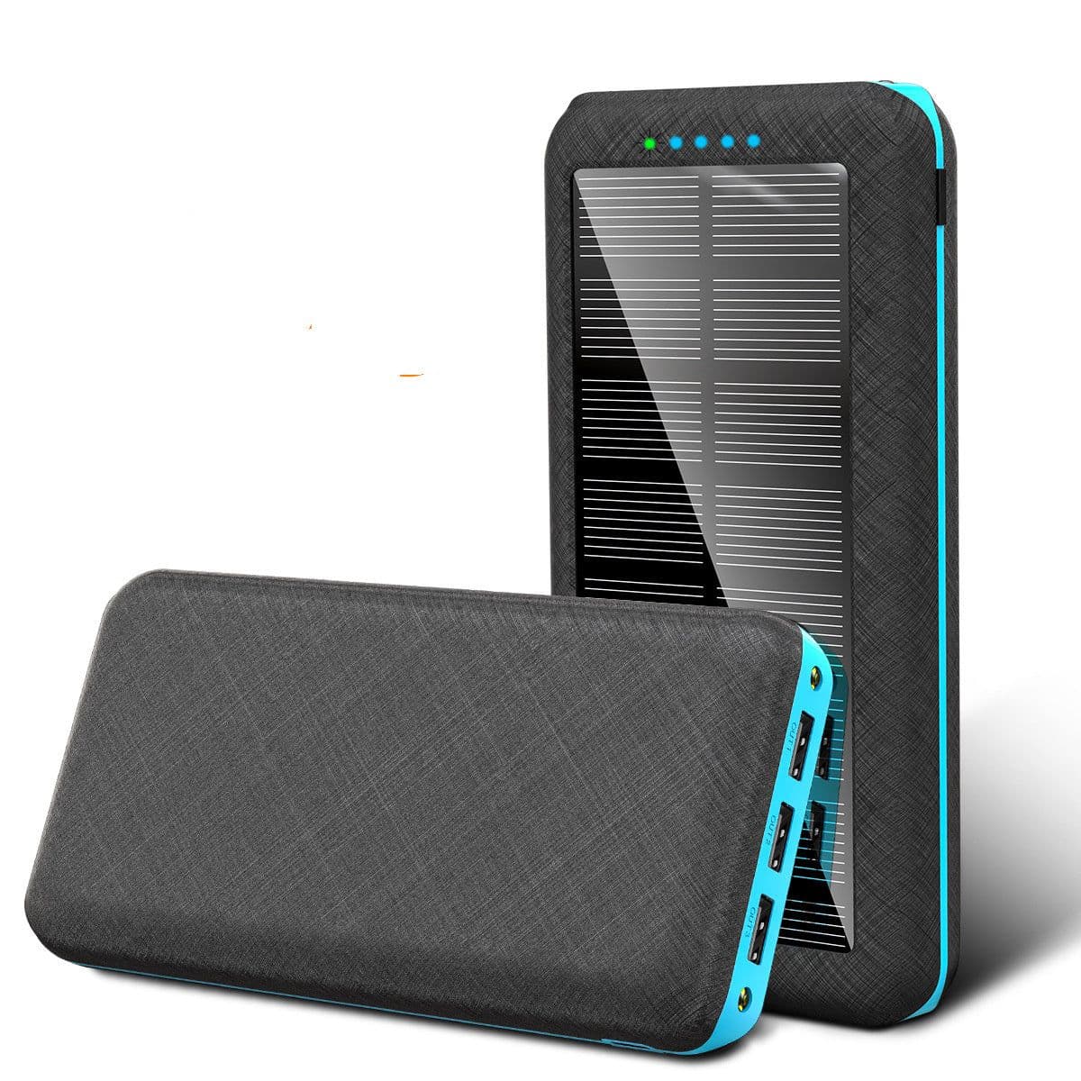 image-Compatible with Apple, Chargeur solaire sans fil Qi 80000mAh, pour Xiaomi, Samsung, Iphone, Portable, 3usb, pour voyage en plein air