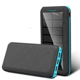 image-Compatible with Apple, Chargeur solaire sans fil Qi 80000mAh, pour Xiaomi, Samsung, Iphone, Portable, 3usb, pour voyage en plein air