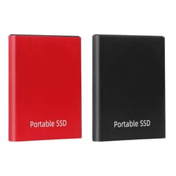 image-SSD Solid State Hard Drive Brush Pattern Portable Mobile Hard Drive