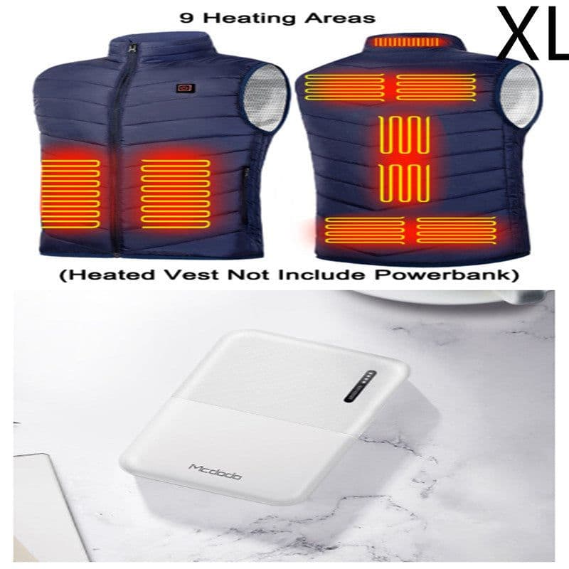 image-Power Bank 10000 MAh Heating Vest Mobile Power Bank