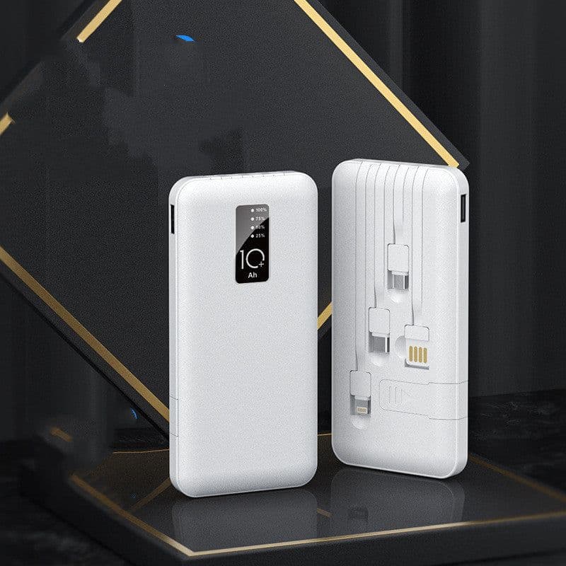image-Mini Creative Large Capacity 20000 Power Bank With Cable