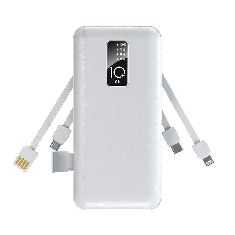 image-Mini Creative Large Capacity 20000 Power Bank With Cable