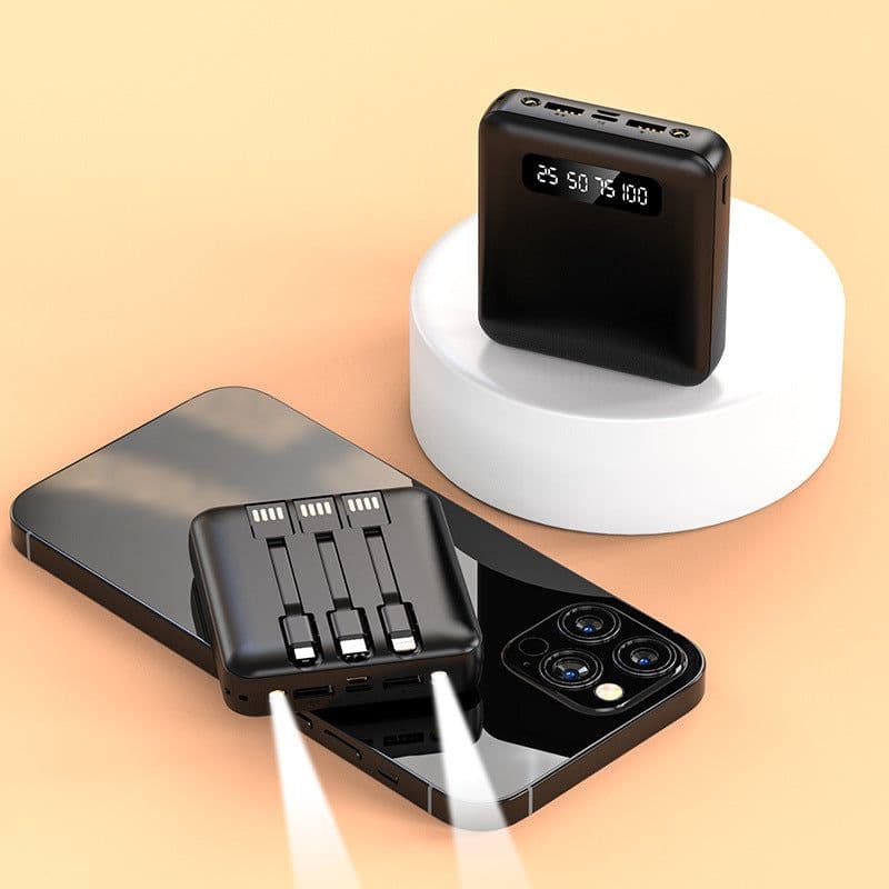 image-Detachable Self-contained Power Bank Mini Mirror