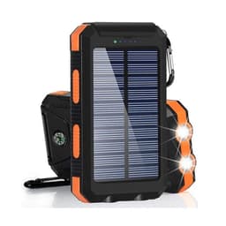 image-Solar Power Bank Compass 20000mAh Outdoor Mobile Phone Dual Headlights