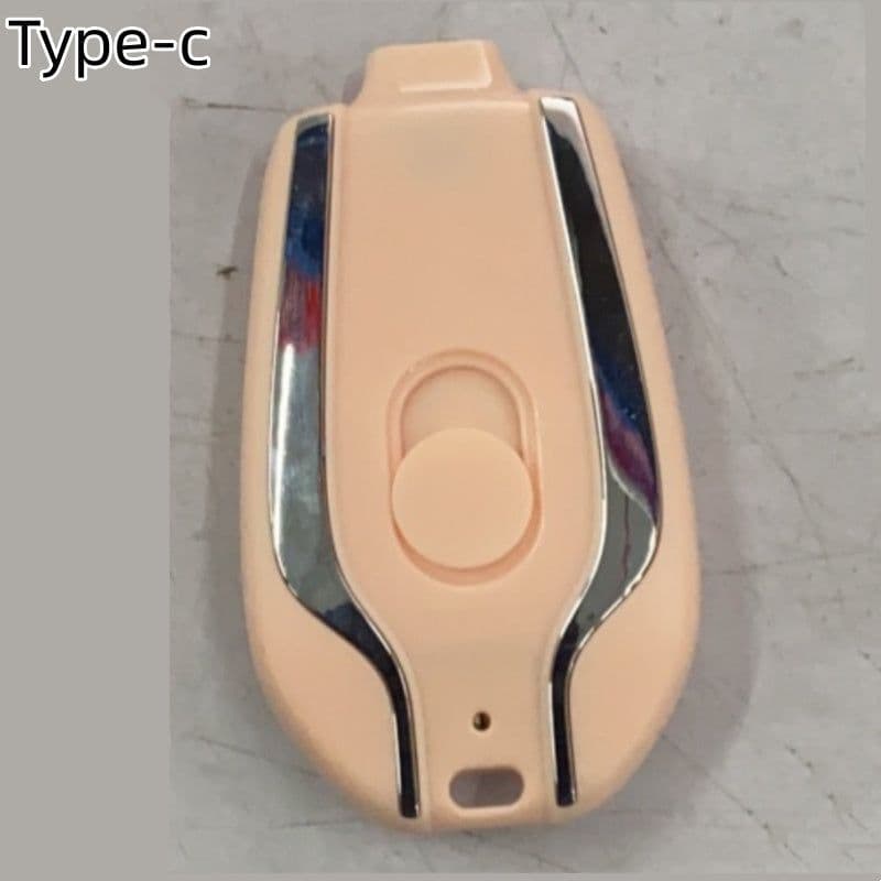 image-1500mAh Mini Power Emergency Pod Keychain Charger With Type-C Ultra-Compact Mini Battery Pack Fast Charging Backup Power Bank