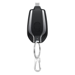 image-1500mAh Mini Power Emergency Pod Keychain Charger With Type-C Ultra-Compact Mini Battery Pack Fast Charging Backup Power Bank