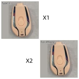 image-1500mAh Mini Power Emergency Pod Keychain Charger With Type-C Ultra-Compact Mini Battery Pack Fast Charging Backup Power Bank