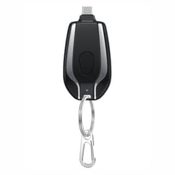 image-1500mAh Mini Power Emergency Pod Keychain Charger With Type-C Ultra-Compact Mini Battery Pack Fast Charging Backup Power Bank