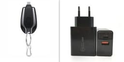 image-1500mAh Mini Power Emergency Pod Keychain Charger With Type-C Ultra-Compact Mini Battery Pack Fast Charging Backup Power Bank