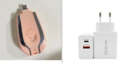 image-1500mAh Mini Power Emergency Pod Keychain Charger With Type-C Ultra-Compact Mini Battery Pack Fast Charging Backup Power Bank