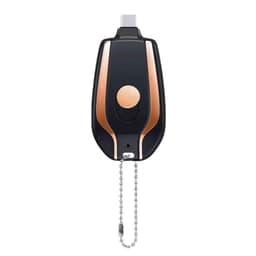 image-1500mAh Mini Power Emergency Pod Keychain Charger With Type-C Ultra-Compact Mini Battery Pack Fast Charging Backup Power Bank