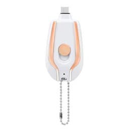 image-1500mAh Mini Power Emergency Pod Keychain Charger With Type-C Ultra-Compact Mini Battery Pack Fast Charging Backup Power Bank