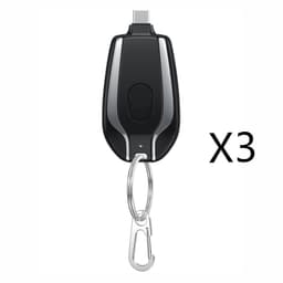 image-1500mAh Mini Power Emergency Pod Keychain Charger With Type-C Ultra-Compact Mini Battery Pack Fast Charging Backup Power Bank