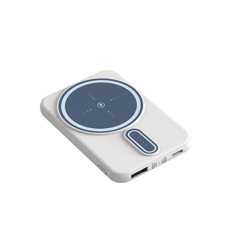 image-Magnetic Suction Charging Bank Wireless Charging Bank Mobile Power Supply