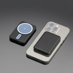 image-Magnetic Suction Charging Bank Wireless Charging Bank Mobile Power Supply