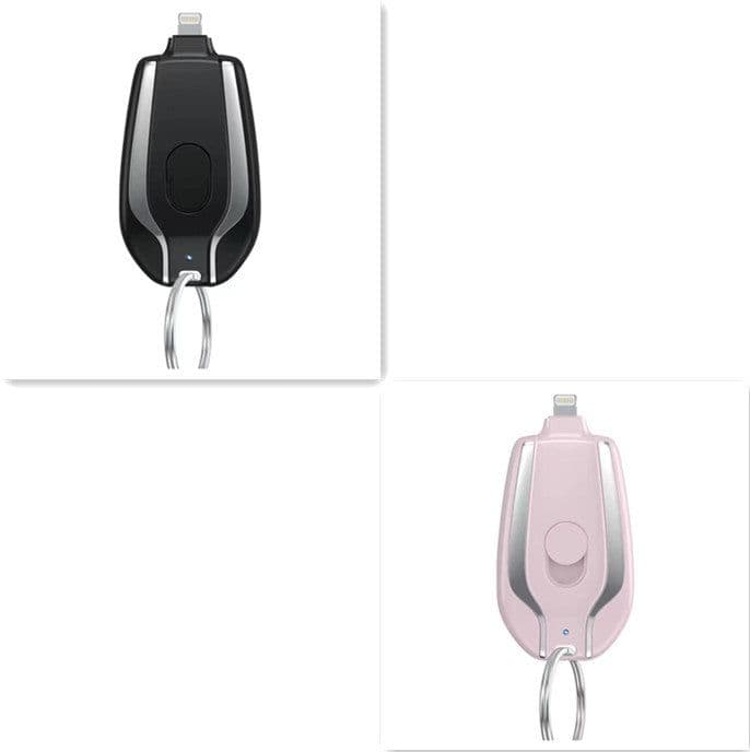 image-Keyring Charging Bank Wireless Portable 1500 Mah Emergency Power Supply Telescopic Small Mobile Power Supply