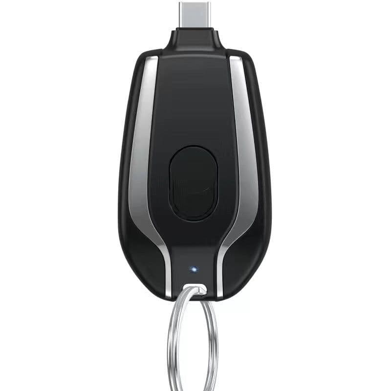image-Keyring Charging Bank Wireless Portable 1500 Mah Emergency Power Supply Telescopic Small Mobile Power Supply