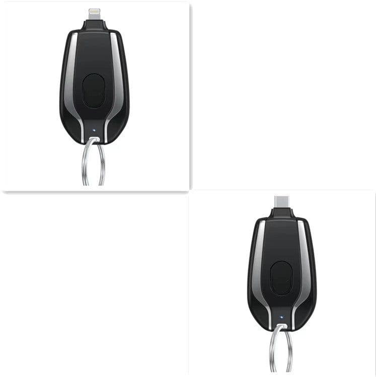 image-Keyring Charging Bank Wireless Portable 1500 Mah Emergency Power Supply Telescopic Small Mobile Power Supply