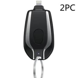 image-Keyring Charging Bank Wireless Portable 1500 Mah Emergency Power Supply Telescopic Small Mobile Power Supply