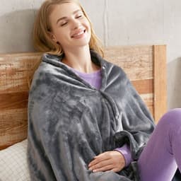 image-Winter Flannel Heated Blanket Cold Protection Body Warmer Usb Heated Warm Shawl Electric Heated Plush Blanket