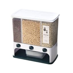 image-Food Storage Box Plastic Clear Container Wall-mounted Grain Storage Box for Whole Grains Kitchen Storage Container