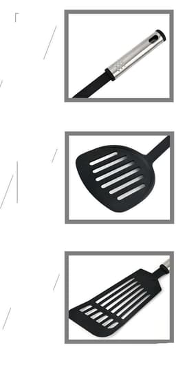 image-Non-Stick Spatula And Spoon Nylon Kitchen Utensils 44-Piece Cooking Spatula And Spoon Kitchen Utensils