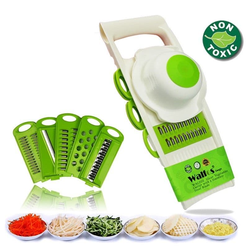 image-WALFOS Mandoline Peeler Grater Vegetables Cutter Tools With