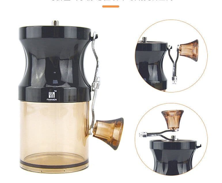 image-Bean Grinder Coffee Bean Grinder Hand Grinding Machine Mini Portable