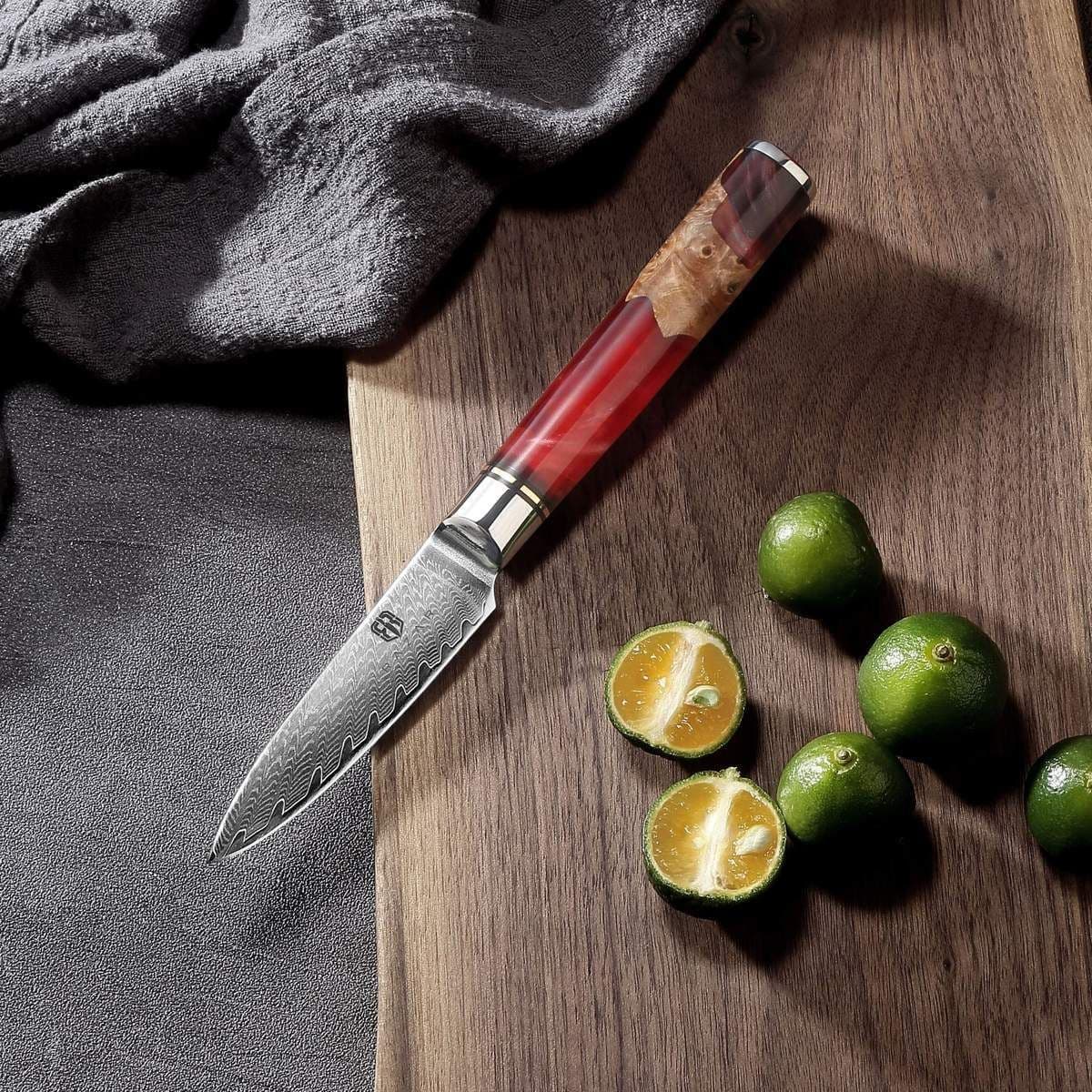 image-Damascus Chef's Knife Western Kitchen Knife Slicing Knife Chopping Knife