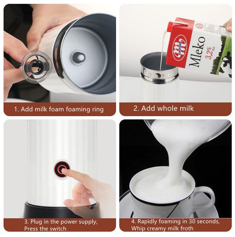 image-Milk frother, milk electric heater