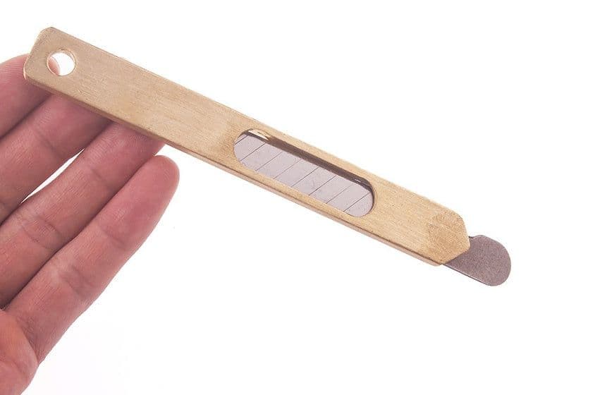 image-Brass Knife, Leather Positioning Knife, Trimming Knife, Leather Cutting Knife