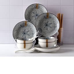image-Home Creative Japanese Style Rice Soup Bowls And Dishes Net Red Dishes Plates