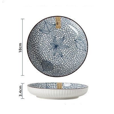 image-Home Creative Japanese Style Rice Soup Bowls And Dishes Net Red Dishes Plates